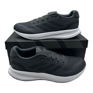 Adidas RunFalcon 5 Running Shoes Men's Size‎ 10.5 Gray Black Sneakers IE8819